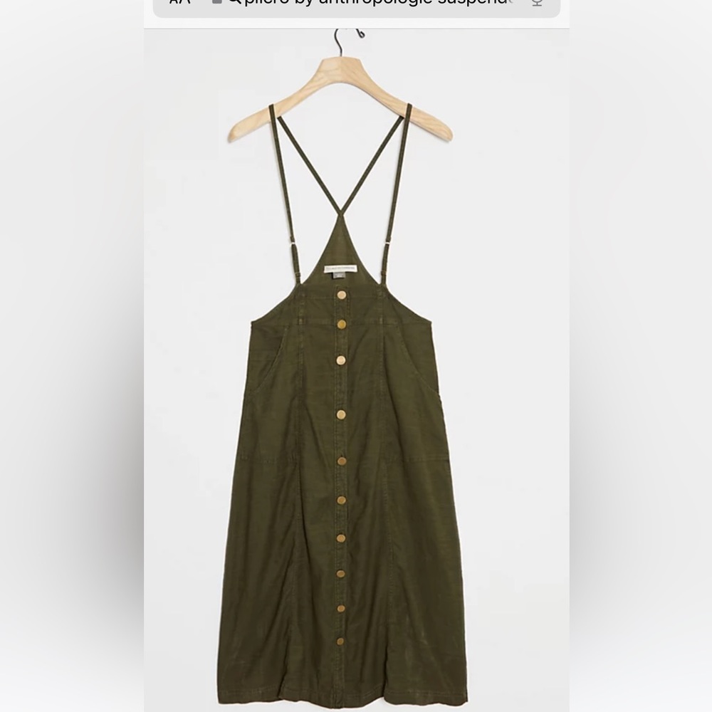 Anthropologie overall skirt never worn new with tags